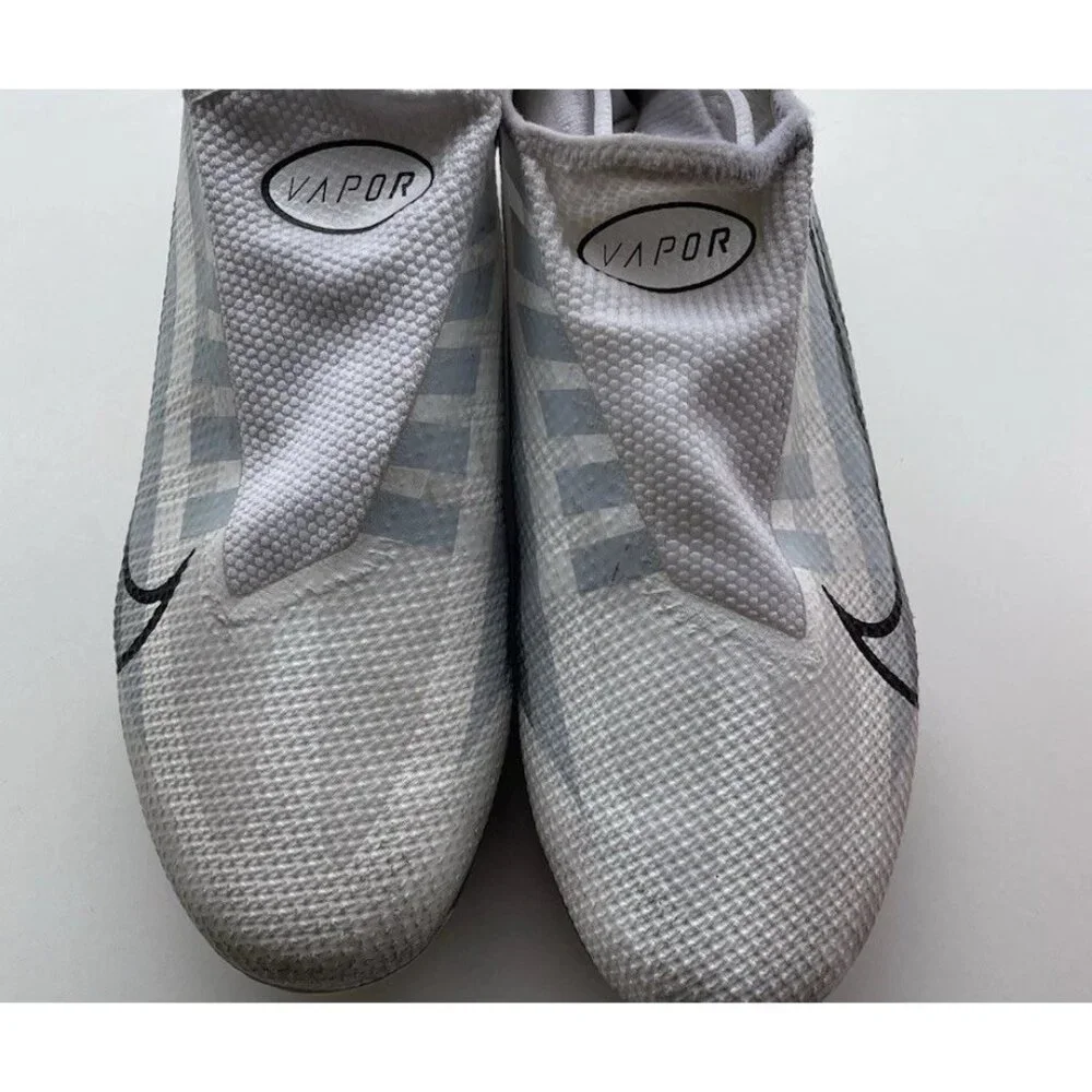 Nike Vapor Edge Pro 360 White Football Cleats Shoes Sneakers Men’s Size 8
